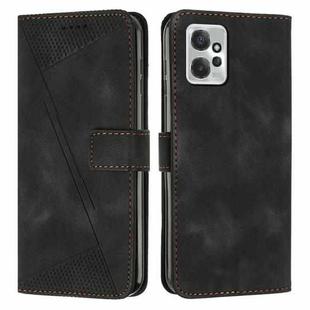 For Motorola Moto G Power 2023 Dream Triangle Leather Phone Case with Lanyard(Black)