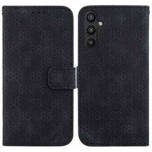 For Samsung Galaxy A54 5G Double 8-shaped Embossed Leather Phone Case(Black)