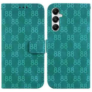 For Samsung Galaxy A05s Double 8-shaped Embossed Leather Phone Case(Green)