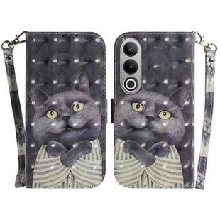 For OnePlus Nord CE4 5G 3D Colored Horizontal Flip Leather Phone Case(Hug Cat)
