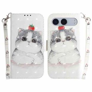 For OnePlus Nord 4 3D Colored Horizontal Flip Leather Phone Case(Cute Cat)