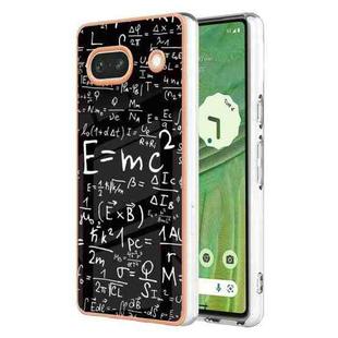 For Google Pixel 7a Electroplating Dual-side IMD Phone Case(Equation)