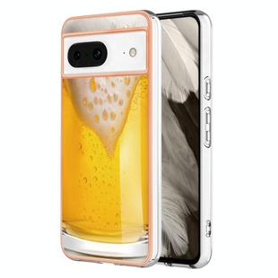 For Google Pixel 8 Electroplating Dual-side IMD Phone Case(Draft Beer)