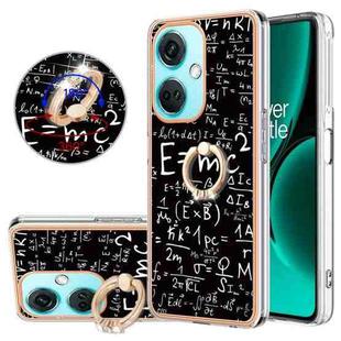 For OnePlus Nord CE 3 Lite / Nord N30 Electroplating Dual-side IMD Phone Case with Ring Holder(Equation)