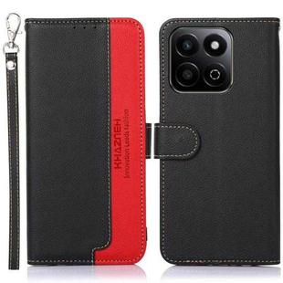 For Honor Play 60 Plus / 200 Smart KHAZNEH Litchi Texture Leather RFID Phone Case(Black)