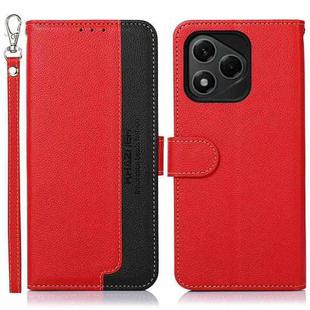 For Honor 400 Lite KHAZNEH Litchi Texture Leather RFID Phone Case(Red)