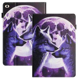 For iPad mini / 2 / 3 / 4 / mini 2019 Sewing Litchi Texture Smart Leather Tablet Case(Wolf)