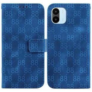 For Xiaomi Redmi A1 / A2 Double 8-shaped Embossed Leather Phone Case(Blue)