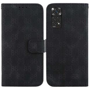 For Xiaomi Redmi Note 11 Global / Note 11S Double 8-shaped Embossed Leather Phone Case(Black)