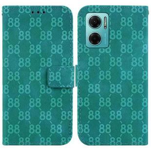 For Xiaomi Redmi Note 11E / Redmi 10 5G Double 8-shaped Embossed Leather Phone Case(Green)