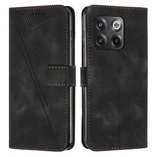 For OnePlus Ace Pro 5G / 10T 5G Dream Triangle Leather Phone Case with Lanyard(Black)