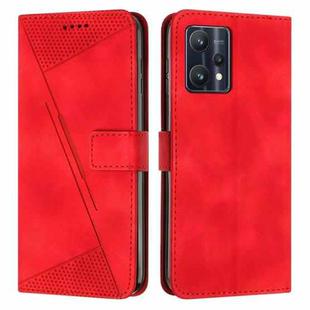 For OnePlus Nord CE 2 Lite 5G Dream Triangle Leather Phone Case with Lanyard(Red)
