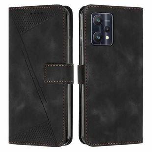 For OnePlus Nord CE 2 Lite 5G Dream Triangle Leather Phone Case with Lanyard(Black)