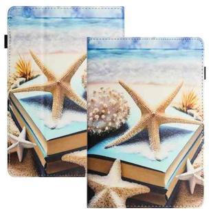 For Amazon Kindle Paperwhite 5 2021 Sewing Litchi Texture Smart Leather Tablet Case(Starfish)