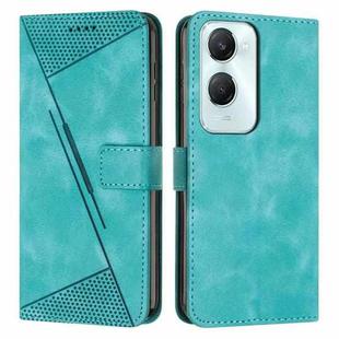 For vivo Y03 / Y18 / Y18e Dream Triangle Leather Phone Case with Lanyard(Green)