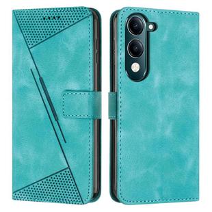 For vivo Y29s 5G / Y04 4G Dream Triangle Leather Phone Case with Lanyard(Green)