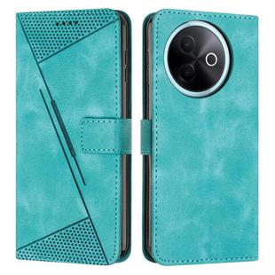 For vivo Y39 5G Global Dream Triangle Leather Phone Case with Lanyard(Green)