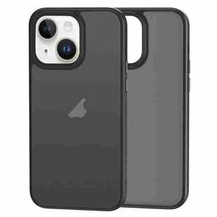 For iPhone 14 Plus Brilliant Series Micro-frosted Anti-fingerprint PC Phone Case(Black)