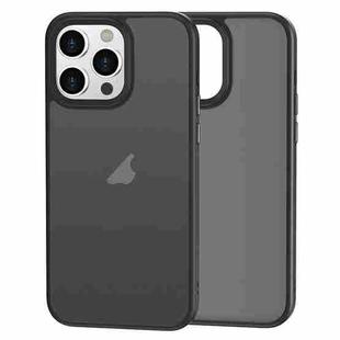 For iPhone 14 Pro Brilliant Series Micro-frosted Anti-fingerprint PC Phone Case(Black)