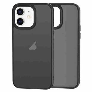 For iPhone 12 / 12 Pro Brilliant Series Micro-frosted Anti-fingerprint PC Phone Case(Black)