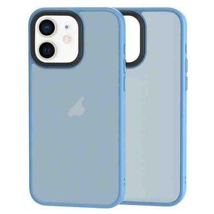 For iPhone 12 / 12 Pro Brilliant Series Micro-frosted Anti-fingerprint PC Phone Case(Blue)