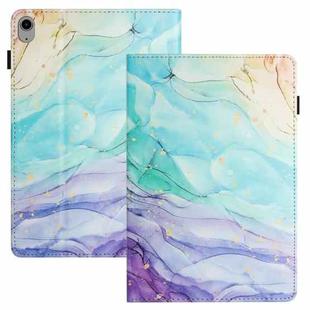 For Lenovo Tab P11 Sewing Litchi Texture Smart Leather Tablet Case(Oil Painting)