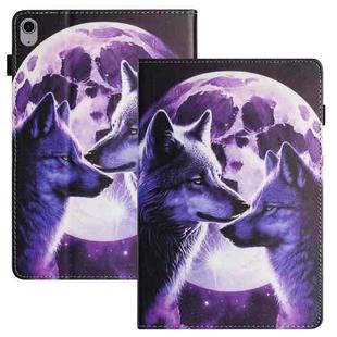 For Lenovo Tab P11 Sewing Litchi Texture Smart Leather Tablet Case(Wolf)