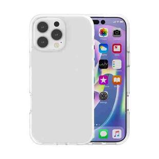 For iPhone 16 Pro Max Rubber Oil Surface Solid Color Phone Case(White)