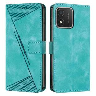 For Honor X5 Dream Triangle Leather Phone Case with Lanyard(Green)