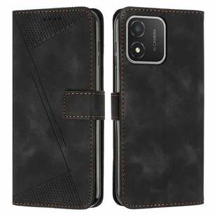 For Honor X5 Dream Triangle Leather Phone Case with Lanyard(Black)