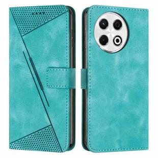 For Tecno Spark 30 Pro Dream Triangle Leather Phone Case with Lanyard(Green)