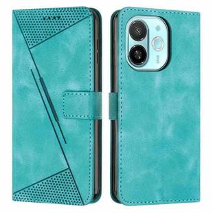 For Tecno Spark 30C 5G / Pop 9 5G Dream Triangle Leather Phone Case with Lanyard(Green)