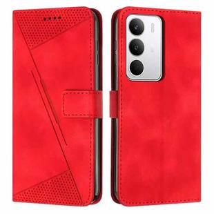 For Realme C71 4G Dream Triangle Leather Phone Case with Lanyard(Red)
