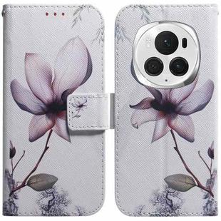 For Honor Magic6 Pro Coloured Drawing Flip Leather Phone Case(Magnolia)