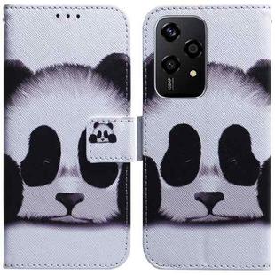 For Honor 200 Lite Global Coloured Drawing Flip Leather Phone Case(Panda)