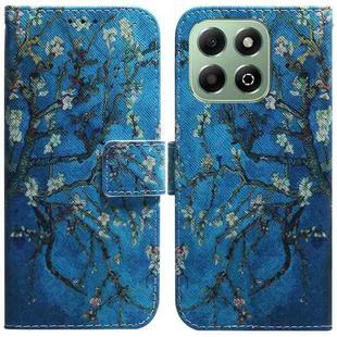 For Honor X6b Coloured Drawing Flip Leather Phone Case(Apricot)