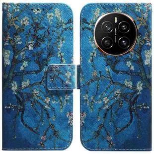 For Honor Magic7 Coloured Drawing Flip Leather Phone Case(Apricot)