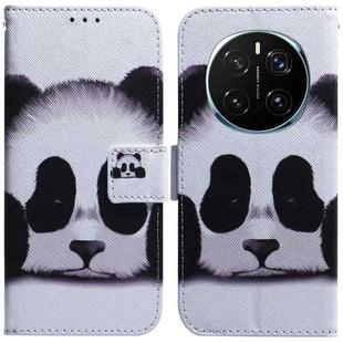 For Honor Magic7 Pro Coloured Drawing Flip Leather Phone Case(Panda)