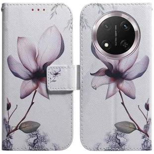 For Honor X9c Coloured Drawing Flip Leather Phone Case(Magnolia)