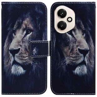 For Honor 400 Global 156.5mm Coloured Drawing Flip Leather Phone Case(Lion)