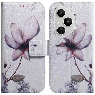 For Honor 400 Pro Global 160.8mm Coloured Drawing Flip Leather Phone Case(Magnolia)