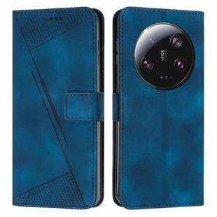 For Xiaomi 13 Ultra Dream Triangle Leather Phone Case with Lanyard(Blue)