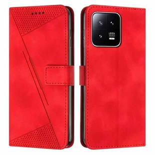 For Xiaomi 13 Pro Dream Triangle Leather Phone Case with Lanyard(Red)