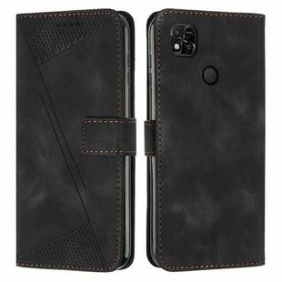 For Xiaomi Redmi 10A / 9C Dream Triangle Leather Phone Case with Lanyard(Black)