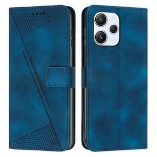 For Xiaomi Redmi 12 4G Dream Triangle Leather Phone Case with Lanyard(Blue)