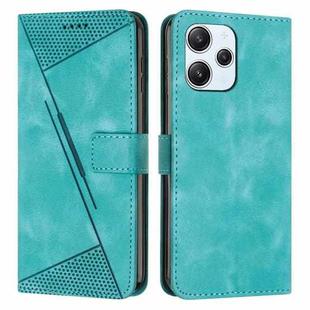 For Xiaomi Redmi 12 4G Dream Triangle Leather Phone Case with Lanyard(Green)