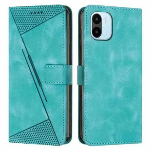For Xiaomi Redmi A1 / A2 Dream Triangle Leather Phone Case with Lanyard(Green)