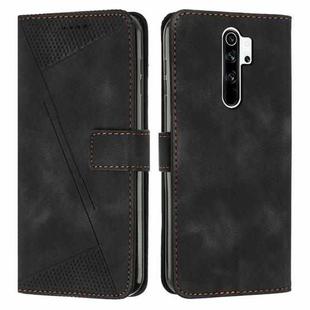 For Xiaomi Redmi Note 8 Pro Dream Triangle Leather Phone Case with Lanyard(Black)