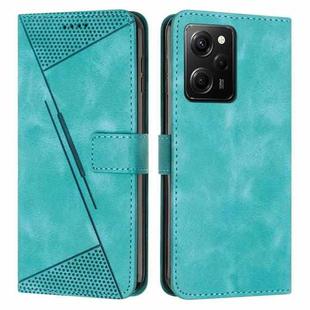 For Xiaomi Redmi Note 12 Pro Speed Dream Triangle Leather Phone Case with Lanyard(Green)