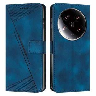 For Xiaomi 14 Ultra Dream Triangle Leather Phone Case with Lanyard(Blue)